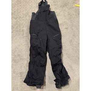 Mountain Hardwear Mens Medium Black Ski Bibs